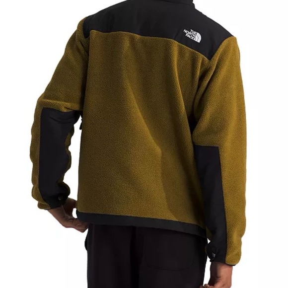 The North Face Men's Navy and Gold Denali Fleece Jacket - Picture 2 of 8